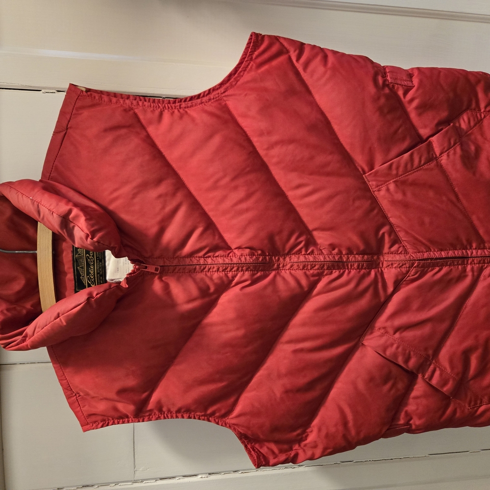 Womens Red Puffer Vest